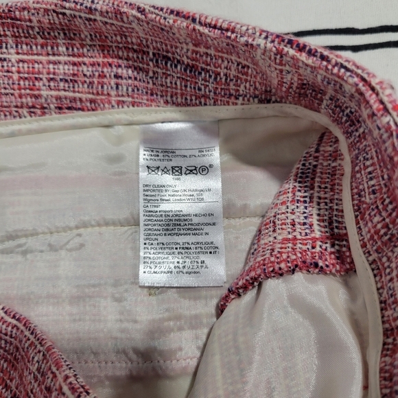 BANANA REPUBLIC Clean Tweed WovenFringe Shorts  Size 2 - Picture 9 of 11